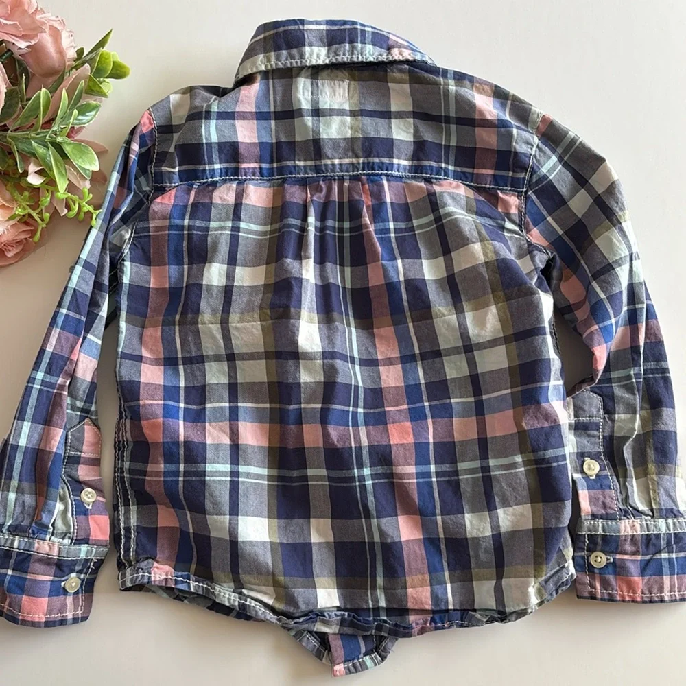 Carter’s Boys Cotton Button Down Shirt 2T Spring Shirt Easter Boys Shirt
